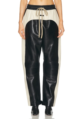Fear of God Moto Pant in Black/Cream - Black. Size L (also in S).