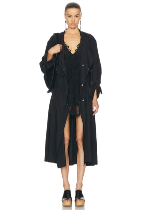 Isabel Marant Garance Coat in Faded Black - Black. Size 34 (also in ).