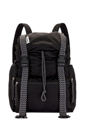 Lanvin Curb Backpack in Black - Black. Size all.