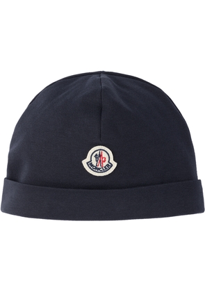 Moncler Enfant Baby Navy Patch Beanie