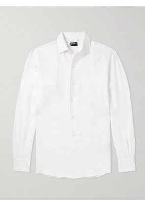 Zegna - Oasi Linen Shirt - Men - White - S