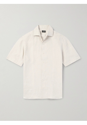 Zegna - Oasi Linen Shirt - Men - Neutrals - S