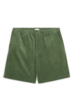 Corduroy Shorts - Green