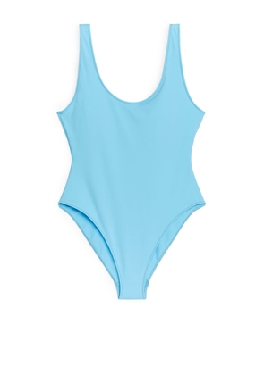 U-Neck Swimsuit - Turquoise
