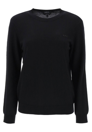 A.p.c. wool crewneck pullover - L Black