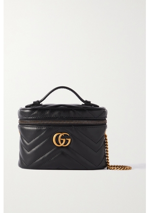 Gucci - Gg Marmont Mini Quilted Leather Shoulder Bag - Black - One size