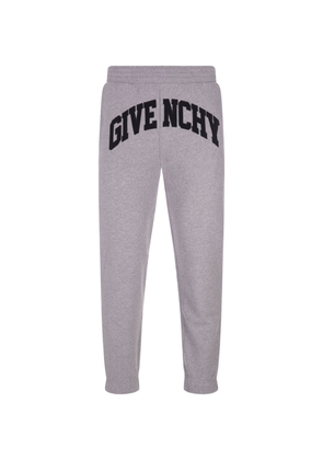Givenchy Grey Joggers With Black Front Logo