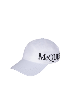 Alexander Mcqueen Baseball White Hat