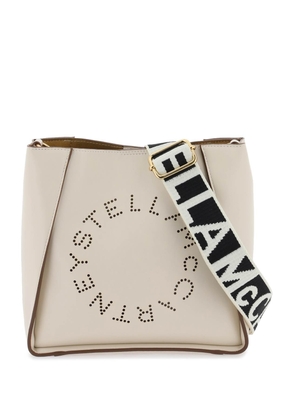 Stella Mccartney crossbody bag with perforated stella logo - OS White