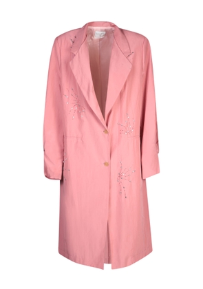 Forte_Forte Embroidery Salmon Duster Coat