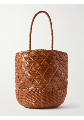 Dragon Diffusion - Corso Woven Leather Bucket Bag - Brown - One size