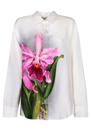 Pierre-Louis Mascia Aloegot Pink And White Flower Shirt