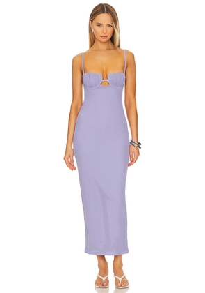 Montce Swim Petal Long Slip Dress in Lavender. Size XL.