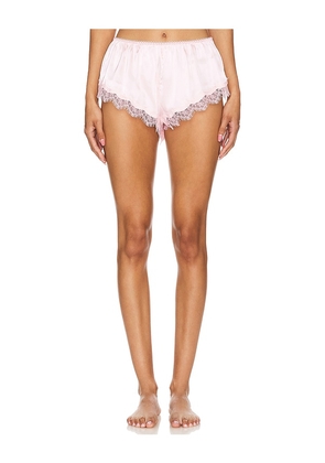 KAT THE LABEL Sorrento Knicker in Pink. Size L, S, XL, XS.