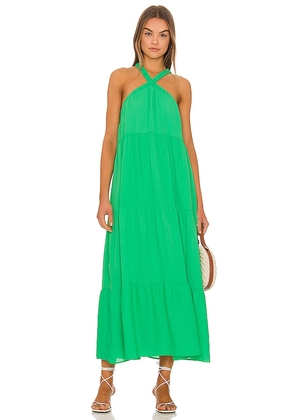 Show Me Your Mumu Hallie Halter Dress in Green. Size L, M.