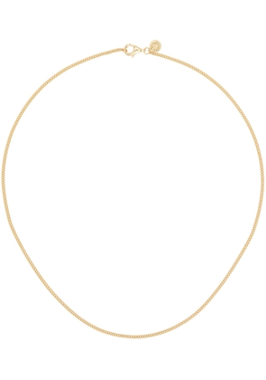 Tom Wood Gold Curb Chain Slim Necklace