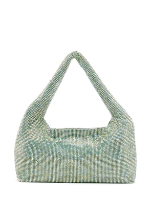 Kara Erinite crystal-embellished tote bag - Green