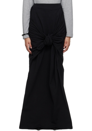 Y/Project Black Wire Wrap Maxi Skirt