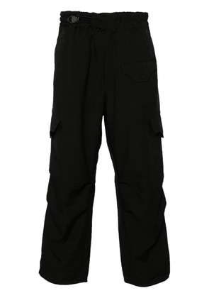 Y-3 logo-print cargo trousers - Black