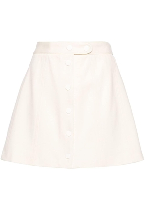 A.P.C. high-waist A-line miniskirt - Neutrals