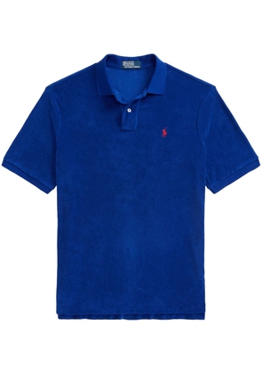 Polo Ralph Lauren terry cloth-effect polo shirt - Blue
