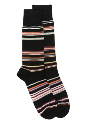 Paul Smith Flavio stripe socks - Black