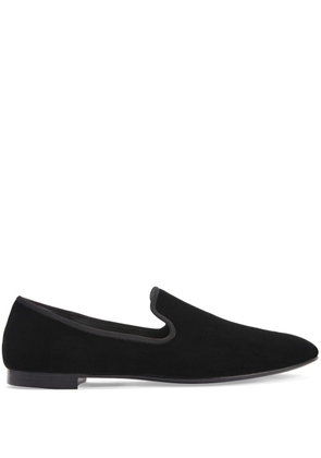 Giuseppe Zanotti Seymour velvet loafers - Black