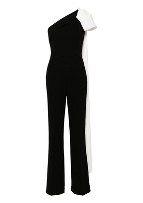 Roland Mouret one-shoulder crepe jumpsuit - Black