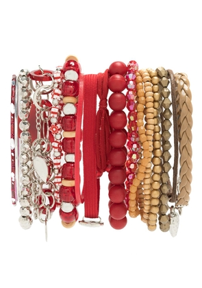 Amir Slama bracelets set - Red