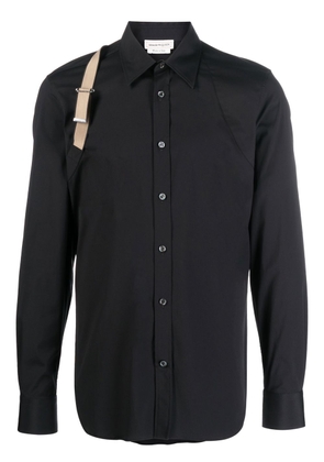 Alexander McQueen Signature Harness long-sleeve shirt - Black