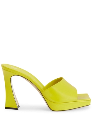 Giuseppe Zanotti Solhene platform leather sandals - Yellow