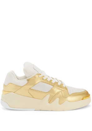 Giuseppe Zanotti Talon metallic low-top sneakers - Gold