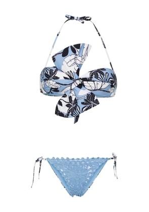 TWINSET floral-print bikini - Blue