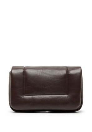 Marsèll Riquadro leather clutch bag - Brown
