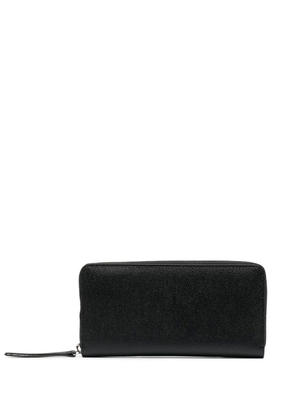 Maison Margiela four-stitch zip-around wallet - Black