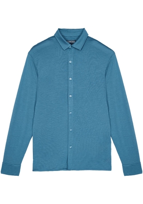 Vilebrequin tencel button-up shirt - Blue
