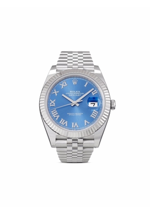 Rolex 2021 pre-owned Datejust 41mm - Blue