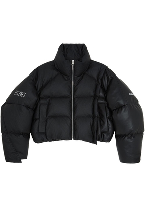 MM6 Maison Margiela x Chen Peng cropped padded jacket - Black