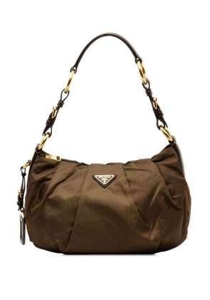 Prada Pre-Owned 2013-2023 Tessuto hobo bag - Green