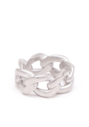 Maison Margiela chain-link band ring - Silver