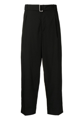 3.1 Phillip Lim belted drop-crotch trousers - Black