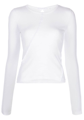 Helmut Lang Twisted cotton T-shirt - White