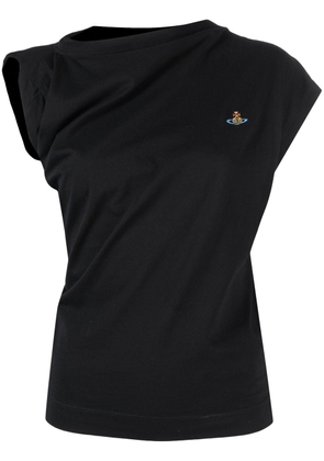 Vivienne Westwood asymmetric draped T-shirt - Black