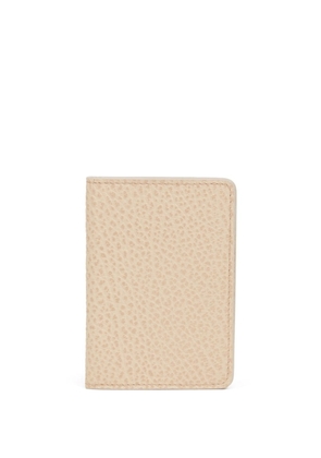 Maison Margiela four stitch-appliqué leather wallet - Neutrals