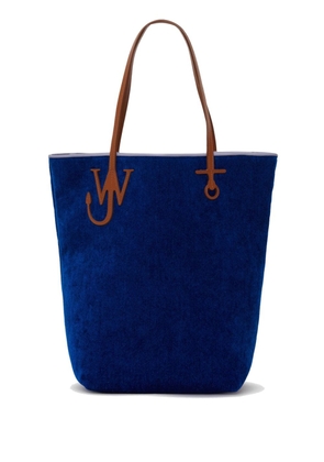 JW Anderson Anchor contrasting-trim tote bag - Blue