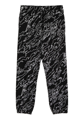 Maharishi Maha Basquiat tapered-leg track pants - Black