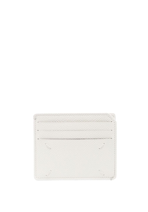 Maison Margiela small four-stitch card holder - White