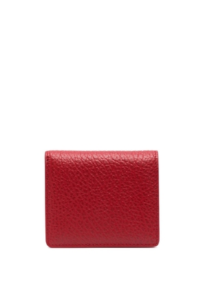 Maison Margiela four-stitch leather bi-fold wallet - Red