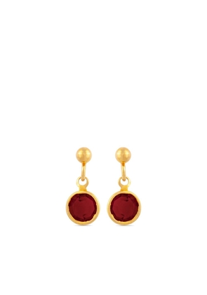 Susan Caplan Vintage 1980 Rediscovered drop earrings - Gold