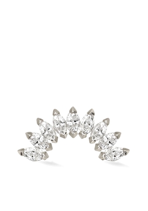 Lark & Berry 14kt white gold Stately diamond earring - Silver